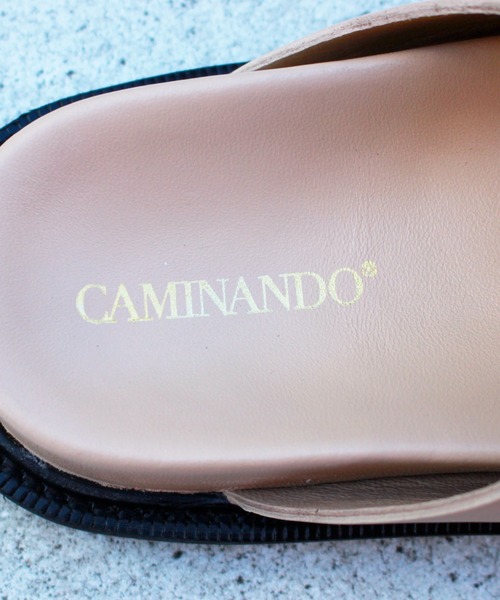 CAMINANDO(カミナンド)の「CAMINANDO / カミナンド DOUBLE BUCKLE SANDALS 2315W ダブルバックルサンダル(サンダル・レディース・Beige・6/8/7)」の6枚目の写真
