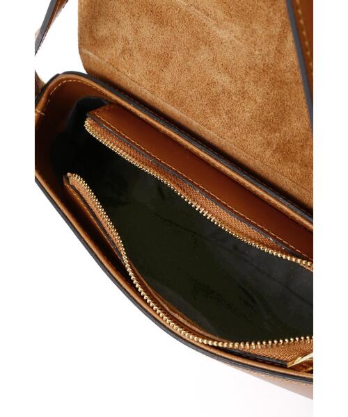 PINKY&DIANNE（ピンキーアンドダイアン）の「レクタングルレザーバッグ（ハンドバッグ・レディース・ブラック/ナチュラル・ONE SIZE）」の14枚目の写真