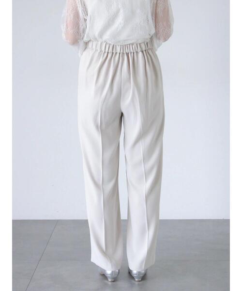 sm2rhythm（サマンサモスモスリズム）の「【セレモニーアイテム】ジョーゼットパンツ(セットアップ可)（その他パンツ・レディース・チャコールグレー/キナリ/ブラック・L/M）」の15枚目の写真