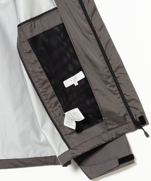 B:MING by BEAMS（ビーミングバイビームス）の「3レイヤー ナイロン ジャケット（ナイロンジャケット・メンズ・ブラック/チャコールグレー・MEDIUM/LARGE/X-LARGE/SMALL）」の6枚目の写真