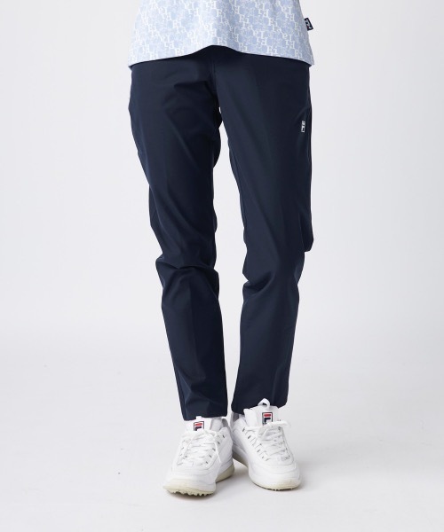 FILA GOLF（フィラゴルフ ）の「【FILA GOLF/フィラゴルフ】レディースライトテーパードパンツ ゴルフ ストレッチ 撥水加工 ボトムス スポーツ（その他パンツ・レディース・ホワイト/ネイビー/ピンク・MEDIUM/LARGE/X-LARGE/XX-LARGE/SMALL）」の2枚目の写真