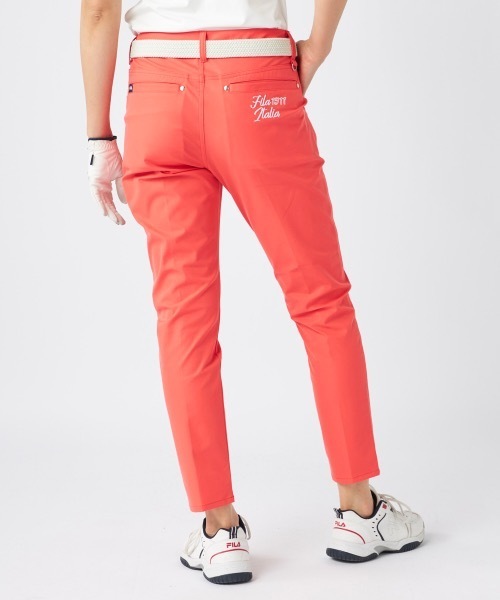 【新品未使用】フィラ FILA ゴルフウェア パンツ レディース RED 春夏 セール】【FILA GOLF/フィラゴルフ】レディースライトテーパード