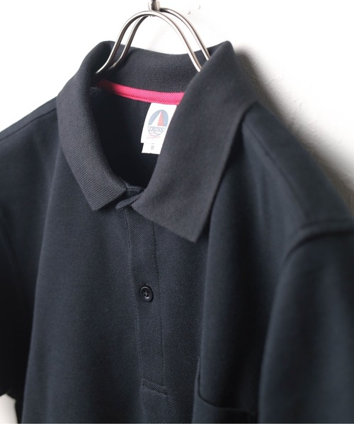 TRUSS(トラス)の「【RS】【TRUSS】ベーシックスタイルポロシャツ(ポケット付)(ポロシャツ・メンズ・ブラック系1・LARGE/MEDIUM)」の5枚目の写真