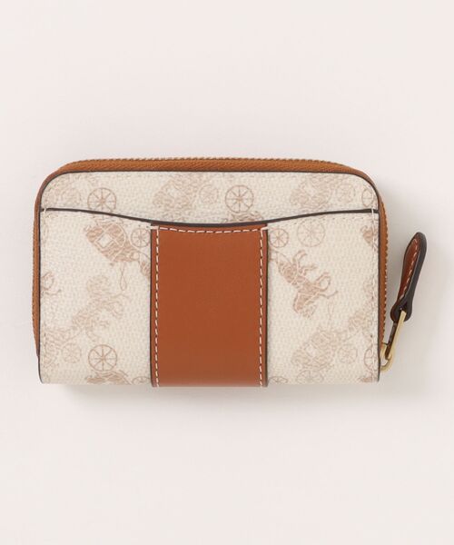 現行品✨【COACH】コーチ エッセンシャル スモール ホースアンドキャリッジ COACH 財布 エッセンシャル スモール ジップ アラウンド カード
