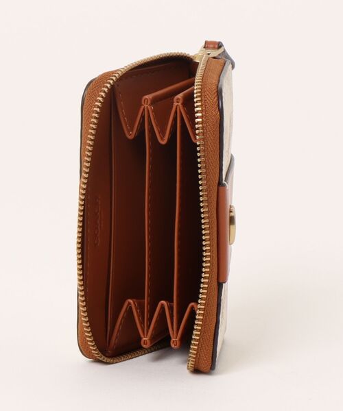 現行品✨【COACH】コーチ エッセンシャル スモール ホースアンドキャリッジ エッセンシャル スモール ジップ アラウンド カード ケース