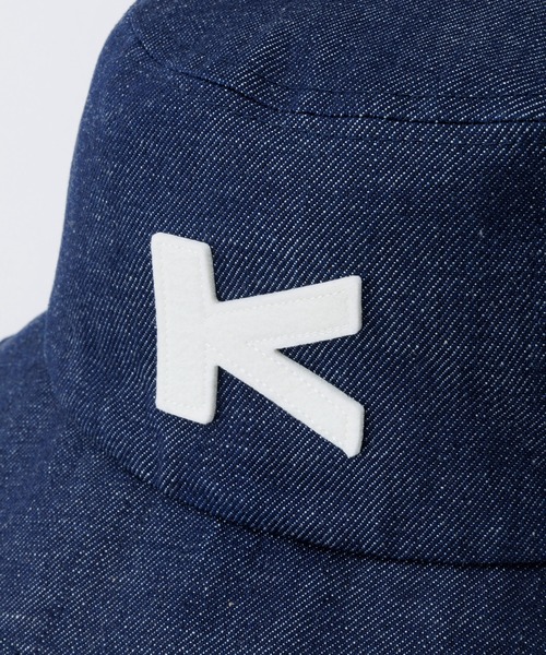 KAVU（カブー）の「KAVU/カブー KID'S Denim K Hat/キッズ Kハット（ハット・キッズ・キナリ/インディゴブルー・MEDIUM/SMALL）」の7枚目の写真