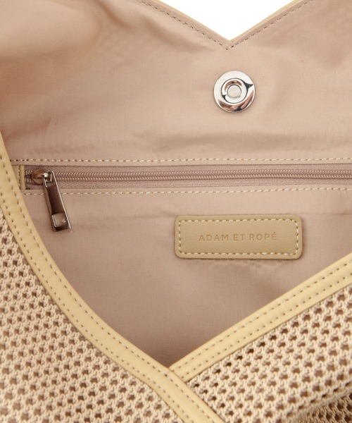 ADAM ET ROPE'(アダムエロペ)の「メッシュワンショルダーバッグ(ショルダーバッグ・レディース・ブラック/ベージュ・FREE)」の11枚目の写真