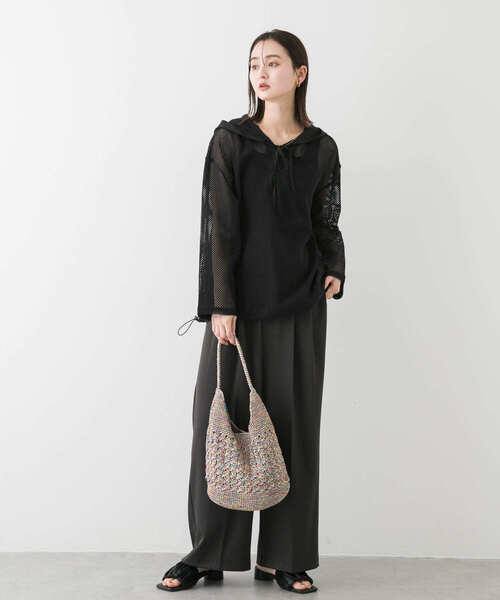 SENSE OF PLACE by URBAN RESEARCH（センスオブプレイスバイアーバンリサーチ）の「スクエアトゥメタリックギャザーサンダル（サンダル・レディース・ブラック/ブラウン/シルバー・LARGE/MEDIUM/SMALL）」の5枚目の写真