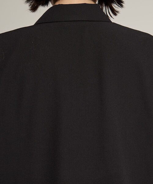 UJOH（ウジョー）の「【UJOH/ウジョー】《STUDIOUS別注》DRAW CODE JACKET/ドローコードジャケット（テーラードジャケット・レディース・ブラック/グレー・2）」の15枚目の写真