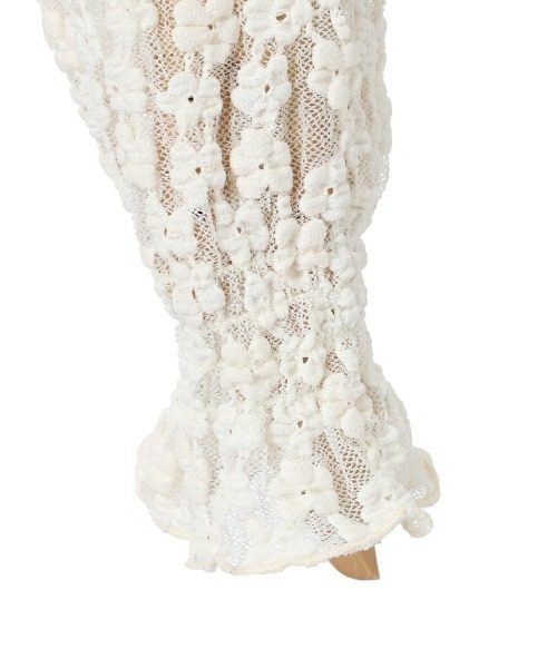 F i.n.t（フィント）の「ミニフラワーレースパーカー/fint　フィント（パーカー・レディース・アイボリー/オフホワイト・FREE）」の15枚目の写真