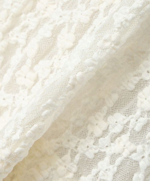 F i.n.t（フィント）の「ミニフラワーレースパーカー/fint　フィント（パーカー・レディース・アイボリー/オフホワイト・FREE）」の9枚目の写真