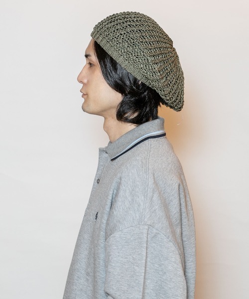 CA4LA(カシラ)の「GIMA RKB 2(ハンチング/ベレー帽・メンズ・カーキ/ブラック/ブラウン・ONESIZE)」の9枚目の写真