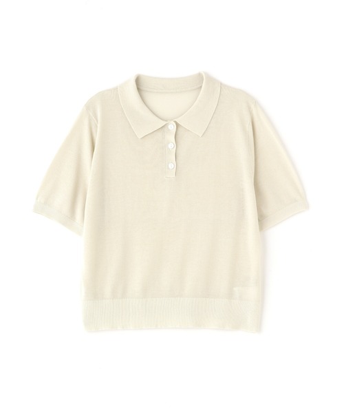NKNIT 23SS ニットポロ　ベージュ NKNIT 23SS ニットポロ ベージュ
