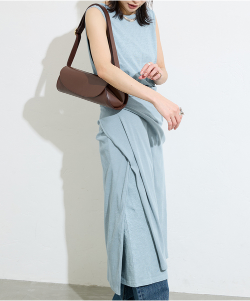 JOURNAL STANDARD(ジャーナルスタンダード)の「マルチマッチスラブワンピース(ワンピース・レディース・ブラックミックス/ベージュ/ライトブルー・FREE)」の1枚目の写真