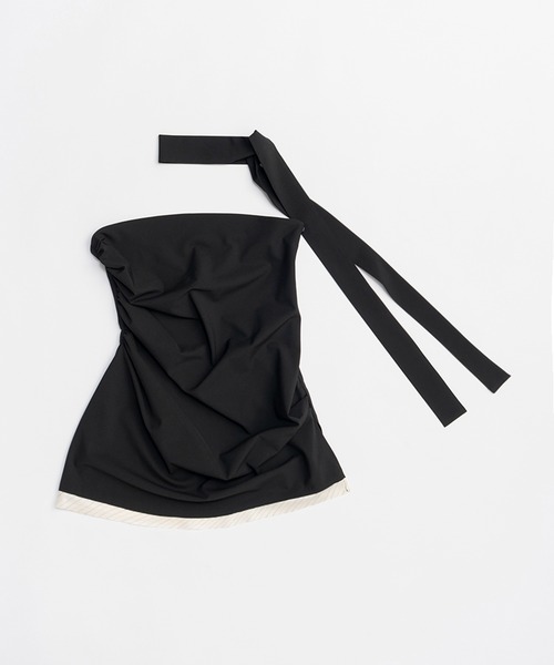 アシメドレーピングベアトップ / Asymmetrical Draping Bare Top