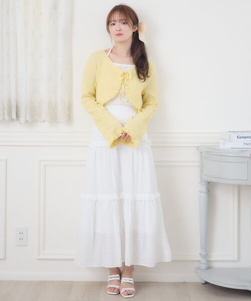 ems excite（エムズエキサイト）の「綿レースSK（スカート・レディース・ブラック/オフホワイト・FREE）」の11枚目の写真