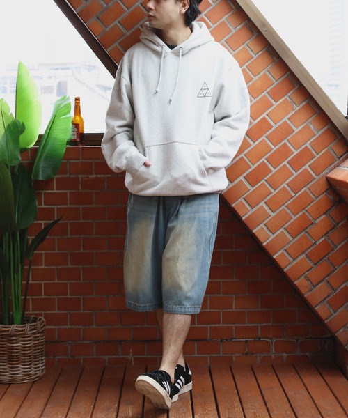 ８(eight)（エイト）の「デニムオーバーダイワイドショートパンツ（デニムパンツ・メンズ・ブラック系その他/ブルー系その他/ブルー系その他2・MEDIUM/LARGE）」の15枚目の写真