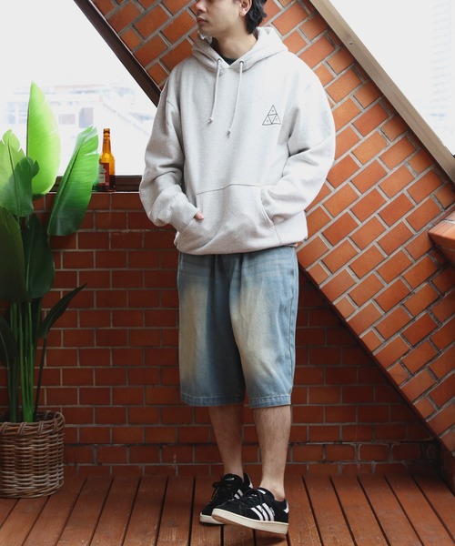 ８(eight)（エイト）の「デニムオーバーダイワイドショートパンツ（デニムパンツ・メンズ・ブラック系その他/ブルー系その他/ブルー系その他2・MEDIUM/LARGE）」の16枚目の写真