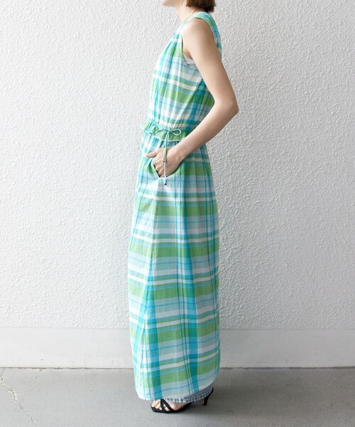 An MILLE♡チェックノースリーブOP An MILLE♡チェックノースリーブOP チェックノースリーブOP｜evelyn