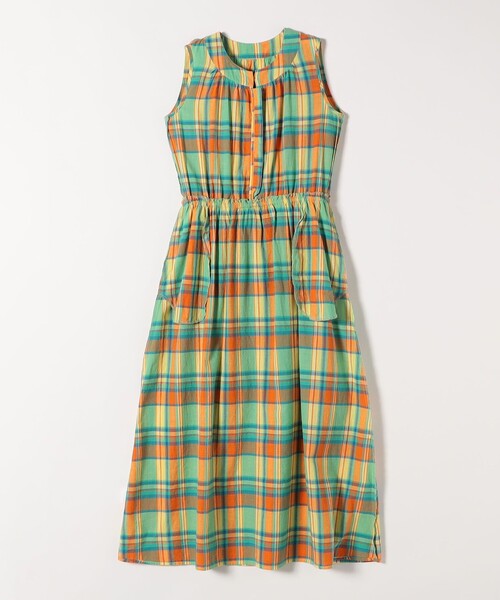 セール】SHIPS any:〈洗濯機可能〉マドラス チェック ノースリーブ