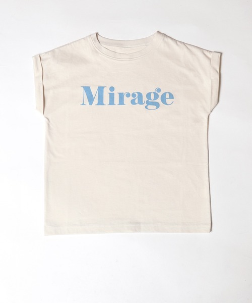 coca（coca）（コカ）の「【WEB限定セール】キッズ 親子お揃いフレンチスリーブロゴTシャツ（Tシャツ/カットソー・キッズ・B/アイボリー/グレイッシュベージュ/チャコール/オートミール/ラベンダー/A/ライトグリーン・120/130/140/150）」の19枚目の写真