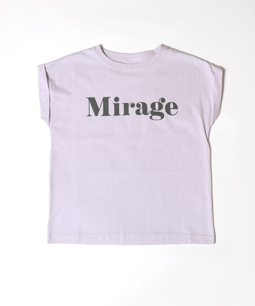 coca（coca）（コカ）の「【WEB限定セール】キッズ 親子お揃いフレンチスリーブロゴTシャツ（Tシャツ/カットソー・キッズ・B/アイボリー/グレイッシュベージュ/チャコール/オートミール/ラベンダー/A/ライトグリーン・120/130/140/150）」の20枚目の写真