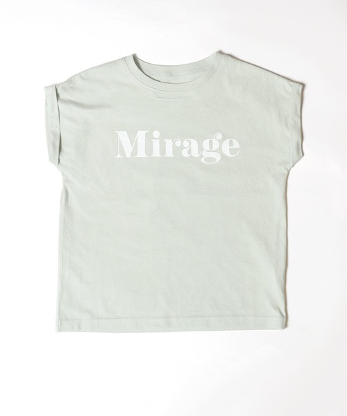 coca（coca）（コカ）の「【WEB限定セール】キッズ 親子お揃いフレンチスリーブロゴTシャツ（Tシャツ/カットソー・キッズ・B/アイボリー/グレイッシュベージュ/チャコール/オートミール/ラベンダー/A/ライトグリーン・120/130/140/150）」の21枚目の写真