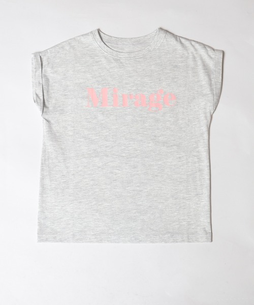 coca（coca）（コカ）の「【WEB限定セール】キッズ 親子お揃いフレンチスリーブロゴTシャツ（Tシャツ/カットソー・キッズ・B/アイボリー/グレイッシュベージュ/チャコール/オートミール/ラベンダー/A/ライトグリーン・120/130/140/150）」の22枚目の写真