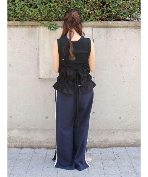 Ungrid（アングリッド）の「キャミレイヤードタンクトップ（タンクトップ・レディース・アイボリー/ブラック/パープル・FREE）」の14枚目の写真