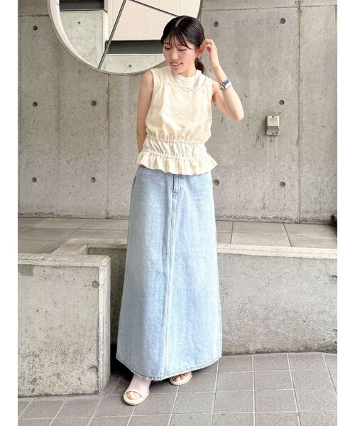 Ungrid（アングリッド）の「キャミレイヤードタンクトップ（タンクトップ・レディース・アイボリー/ブラック/パープル・FREE）」の19枚目の写真