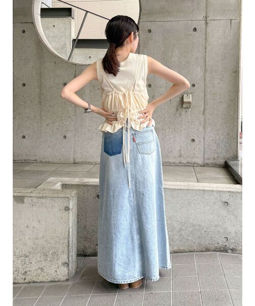 Ungrid（アングリッド）の「キャミレイヤードタンクトップ（タンクトップ・レディース・アイボリー/ブラック/パープル・FREE）」の20枚目の写真