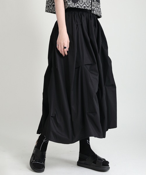 ONE COLOR Laboratory : Taffeta Volume Skirt / タフタ