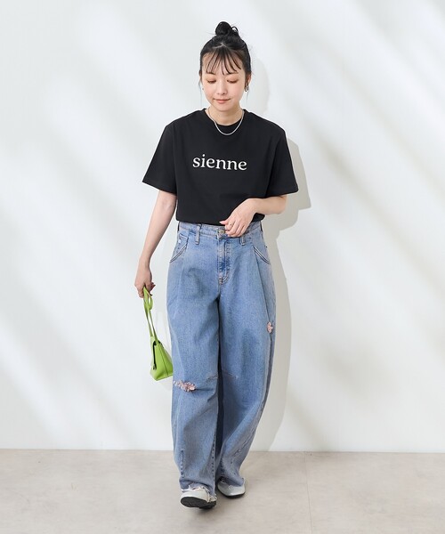 tシャツ SIENNE/シエンヌ CLASSIC LOGO TEE/クラシックロゴ Tシャツ レディース セール】SIENNE/シエンヌ CLASSIC LOGO TEE/クラシックロゴ T