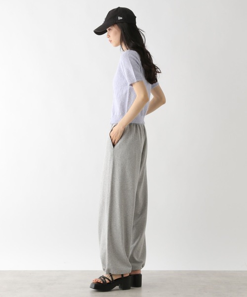 Heather（ヘザー）の「2WAYワイドスウェットパンツ　452795（スウェットパンツ・レディース・グレー/スミクロ/オートミール/グレー系その他・FREE）」の10枚目の写真