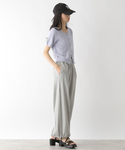 Heather（ヘザー）の「2WAYワイドスウェットパンツ　452795（スウェットパンツ・レディース・グレー/スミクロ/オートミール/グレー系その他・FREE）」の11枚目の写真