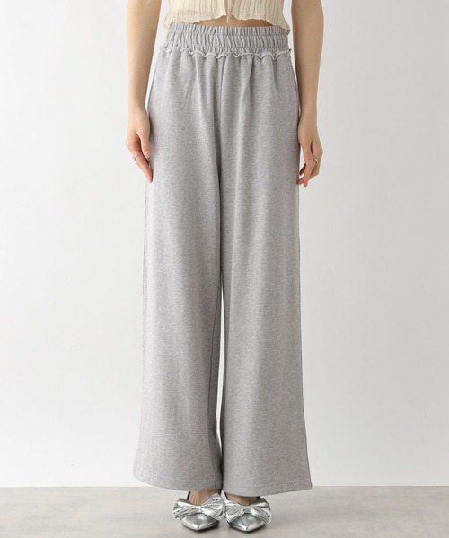 Heather（ヘザー）の「2WAYワイドスウェットパンツ　452795（スウェットパンツ・レディース・グレー/スミクロ/オートミール/グレー系その他・FREE）」の18枚目の写真