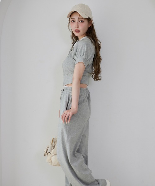 セール】セットで着られる/レース付きパーカー（パーカー）｜one after