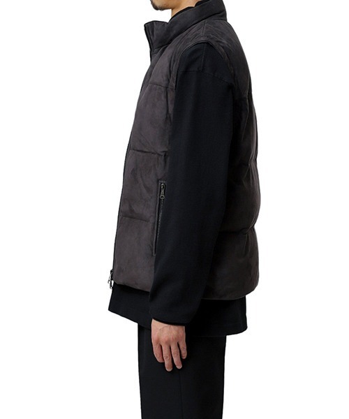 EMMETI（エンメティ）の「EMMETI / エンメティ： 別注 ISE - CAMOSCIO 0.5mm -：ONLYARK-0-1057[MUS]（ダウンベスト・メンズ・グレー系その他・50）」の11枚目の写真