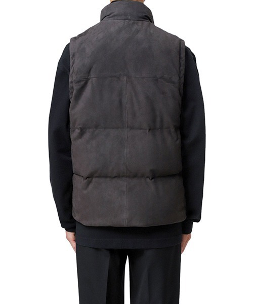 EMMETI（エンメティ）の「EMMETI / エンメティ： 別注 ISE - CAMOSCIO 0.5mm -：ONLYARK-0-1057[MUS]（ダウンベスト・メンズ・グレー系その他・50）」の12枚目の写真