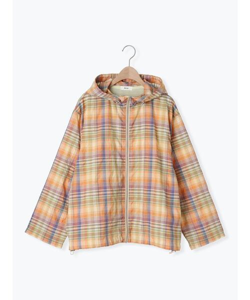 SM2（エスエムツー）の「マドラスチェックフードパーカー（ブルゾン・レディース・ブラック/レッド/オレンジ・F）」の18枚目の写真