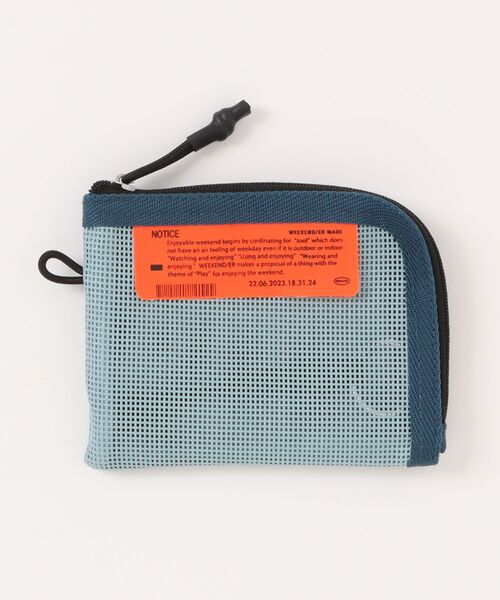 ポーチです WEEKENDER/ウィークエンダー マルチケース PVC MESH MULTI CASE