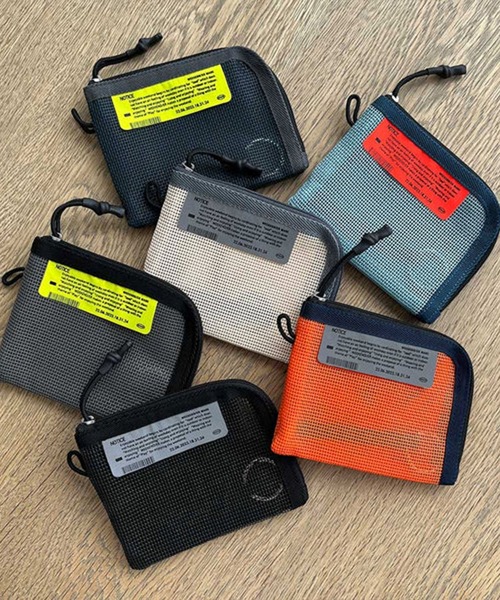 TOMOOYOUOYUポーチ WEEKENDER/ウィークエンダー マルチケース PVC MESH MULTI CASE