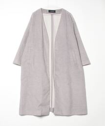 ブランド古着】ノーカラーコート（ノーカラーコート）｜JEANASIS