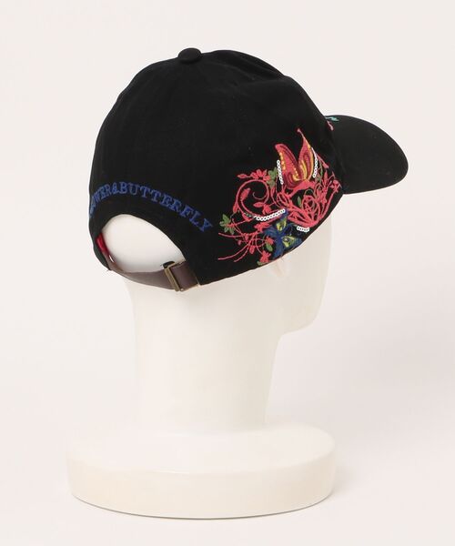 STYLEBLOCK（スタイルブロック）の「刺繍キャップ（キャップ・レディース・ホワイト/ピンク/ブルー/ブラック/イエロー・FREE）」の6枚目の写真