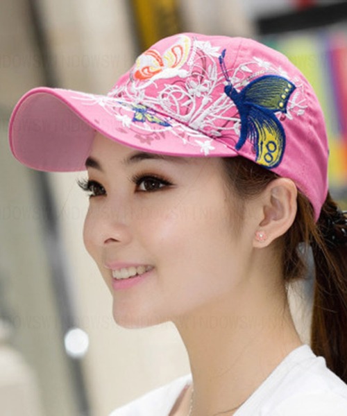 STYLEBLOCK（スタイルブロック）の「刺繍キャップ（キャップ・レディース・ホワイト/ピンク/ブルー/ブラック/イエロー・FREE）」の5枚目の写真