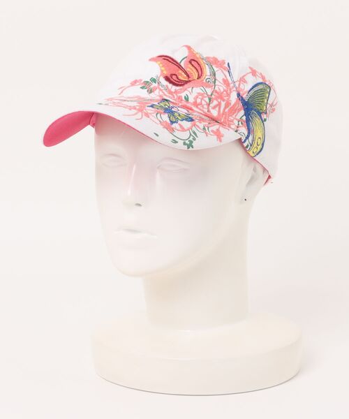 STYLEBLOCK（スタイルブロック）の「刺繍キャップ（キャップ・レディース・ホワイト/ピンク/ブルー/ブラック/イエロー・FREE）」の11枚目の写真