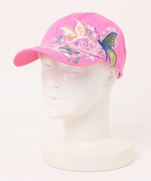 STYLEBLOCK（スタイルブロック）の「刺繍キャップ（キャップ・レディース・ホワイト/ピンク/ブルー/ブラック/イエロー・FREE）」の9枚目の写真