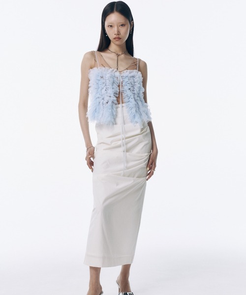 JOSE MOON LACE TULE CAMI/レースチュールキャミ