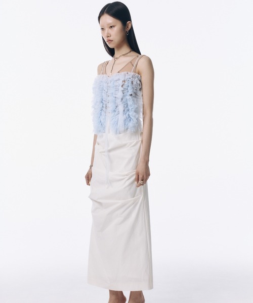 キャミソール TULLE SEQUINS CAMI TOP Sequin Tank Top for Women,Sparkle Shirts Summer Sleeveless