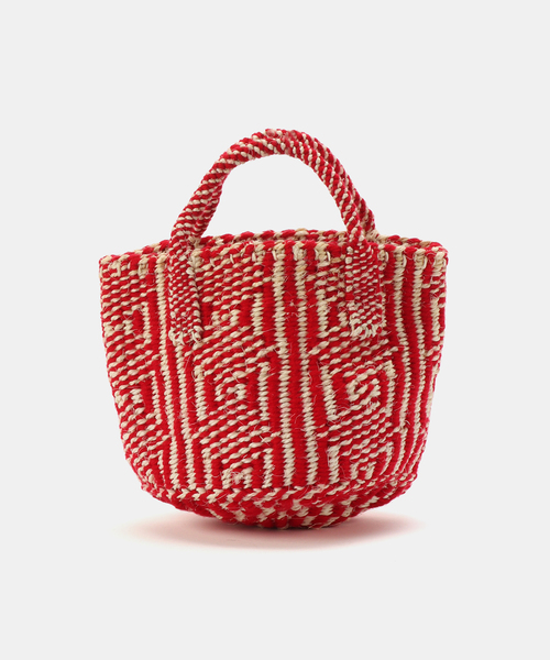 アフリカンスクエア　アクリルサイザルバッグ 未使用タグ付き セール】AFRICAN SQUARE/アフリカンスクエア アクリルサイザル